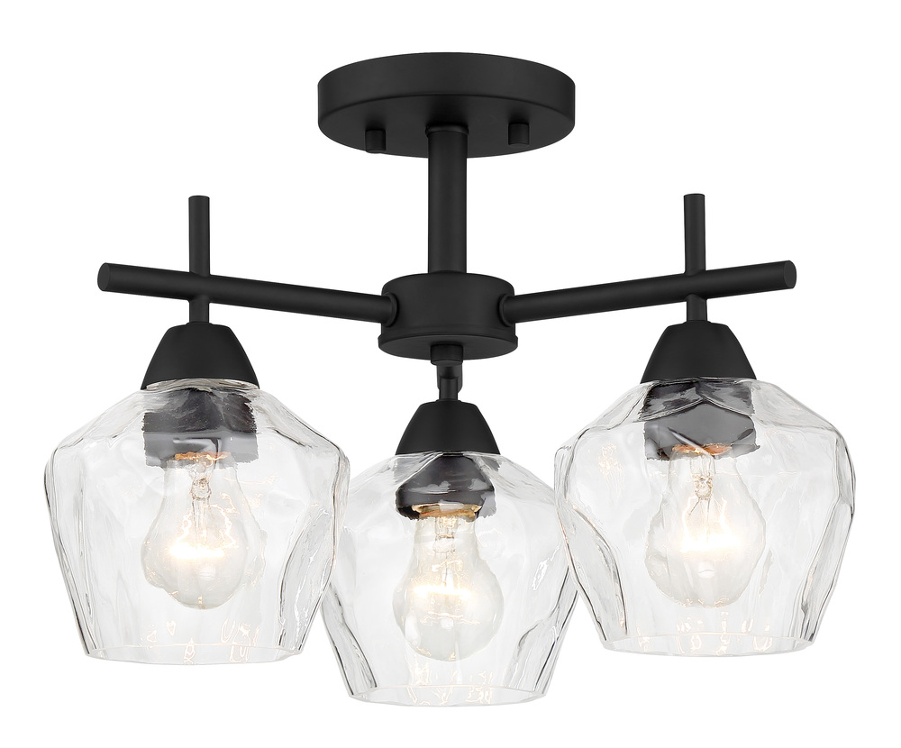 3 LIGHT SEMI FLUSH / CHANDELIER