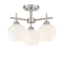 Minka-Lavery 2172-84 - Camrin - 3 Light Semi Flush/Chandelier