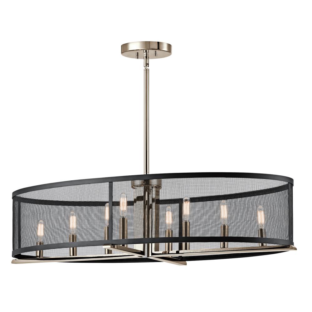 Oval Chandelier/Pendant 8Lt