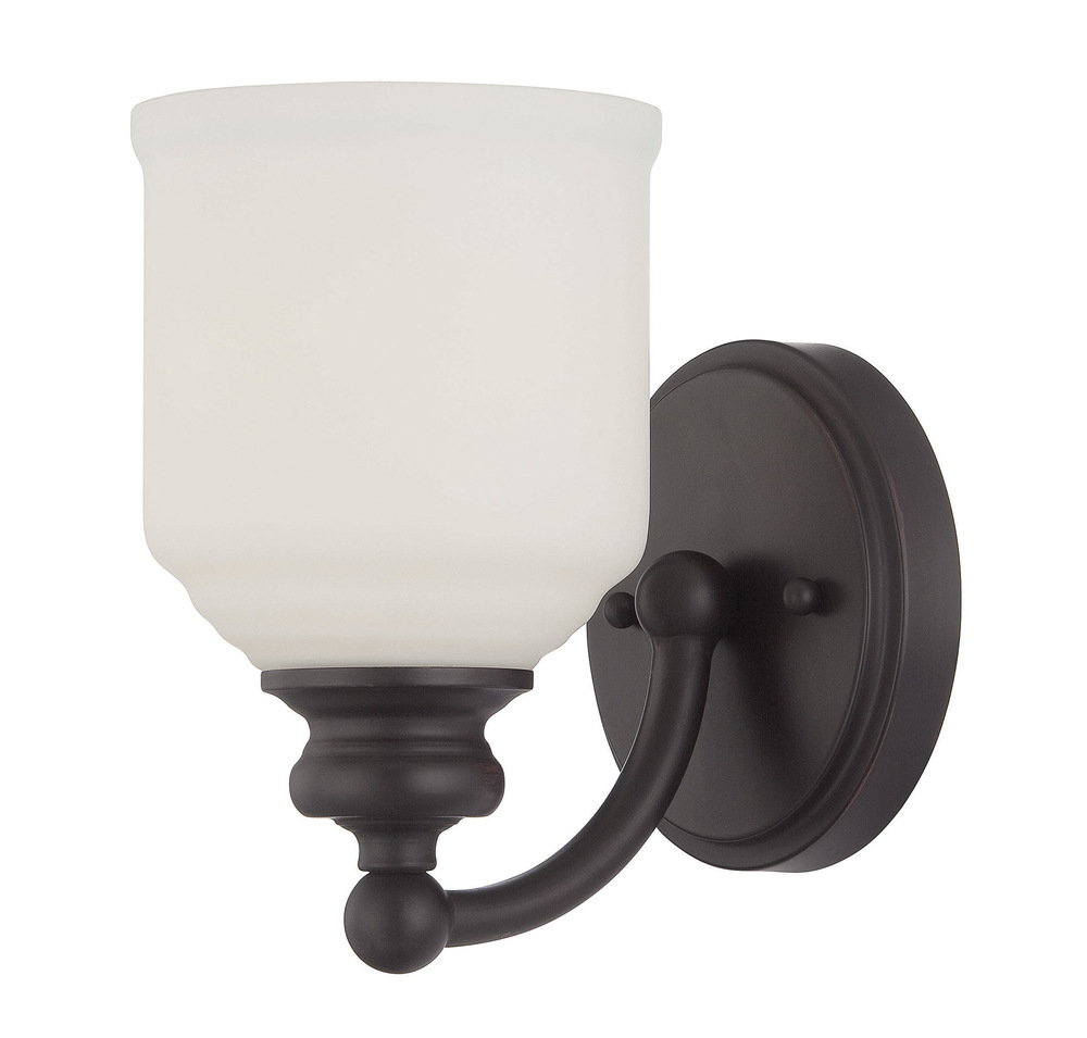 Melrose 1-Light Wall Sconce in English Bronze