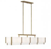 Savoy House 1-2332-8-60 - Orleans 8-Light Linear Chandelier in Distressed Gold