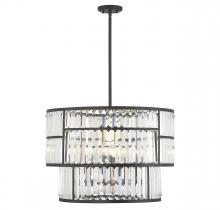 Savoy House 7-2224-5-89 - Rohe 5-Light Pendant in Matte Black