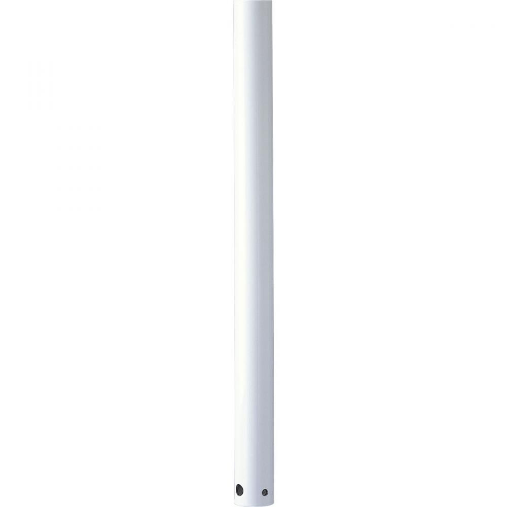 AirPro Collection 72 In. Ceiling Fan Downrod in White
