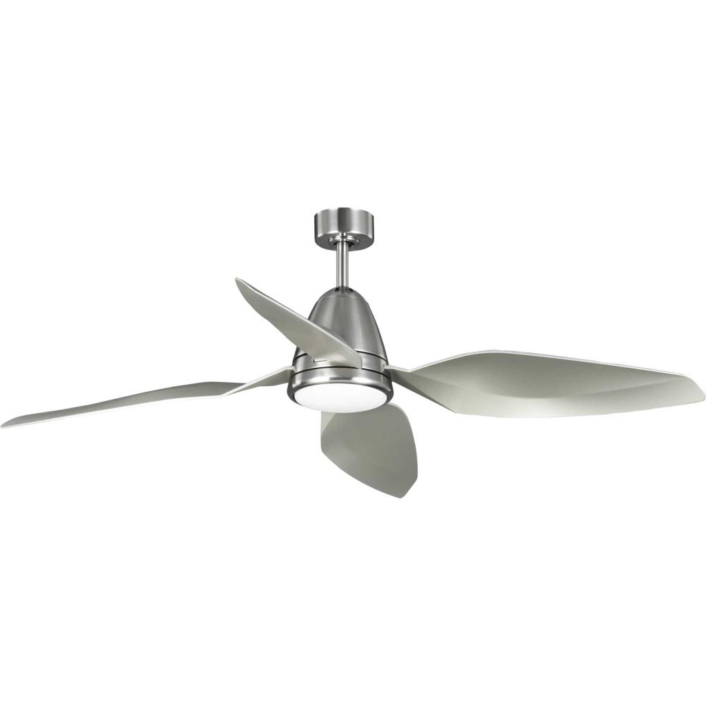 Holland Collection 60" Four-Blade Brushed Nickel Ceiling Fan