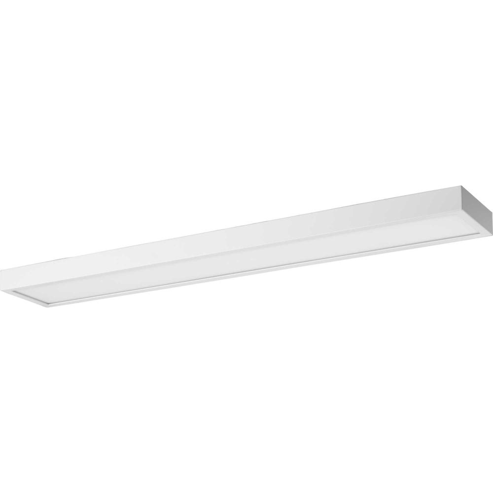 Everlume LED 32-inch Satin White Modern Style Bath Vanity Wall or Ceiling Light with Selectable 3000