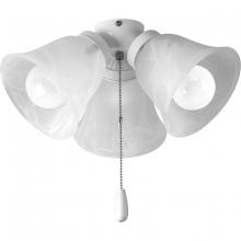 Progress P2642-30WB - AirPro Collection Three-Light Ceiling Fan Light