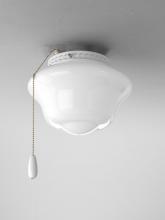Progress P2644-30WB - AirPro Collection One-Light Ceiling Fan Light