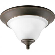 Progress P3475-20 - Trinity Collection One-Light 12-1/2" Close-to-Ceiling