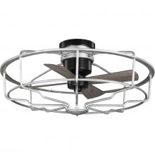 Progress P250006-141 - Loring Collection 33" Four-Blade Galvanized Ceiling Fan