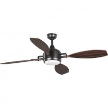 Progress P250040-129-30 - Rudder Collection  Indoor/Outdoor 56" Four-Blade Bronze Ceiling Fan