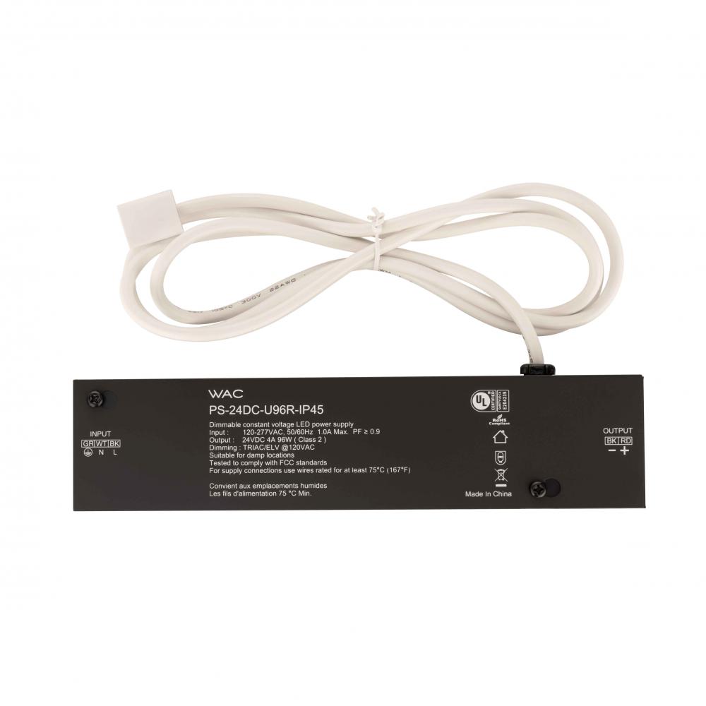 InvisiLED? Outdoor IP45 Remote Power Supply 96W, 120-277VAC/24VDC