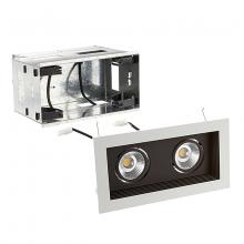 WAC US MT-3LD211R-W927-BK - Mini Multiple LED Two Light Remodel Housing with Trim and Light Engine