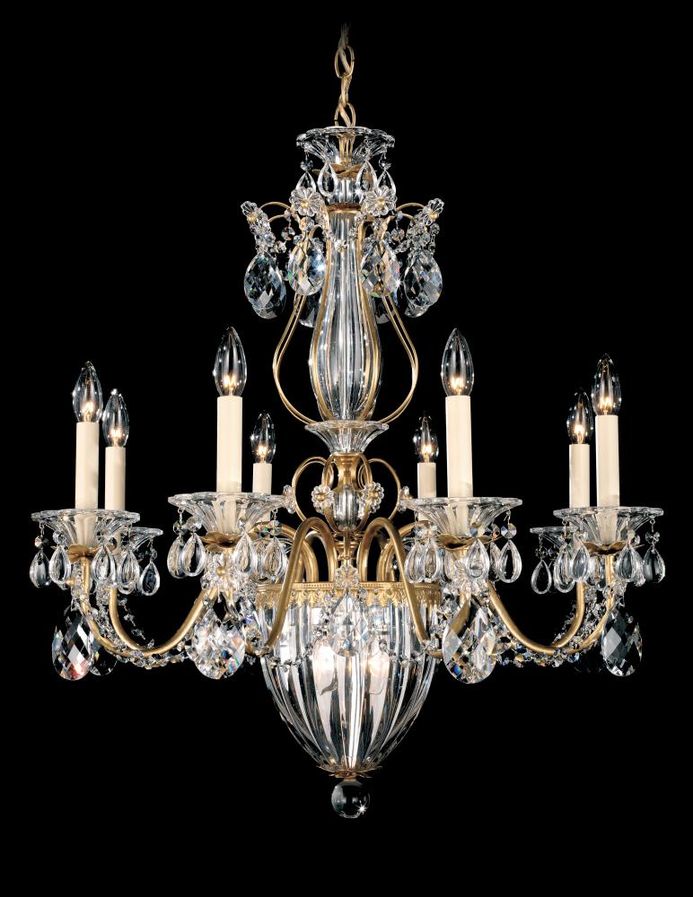 Bagatelle 11 Light 120V Chandelier in Polished Silver with Clear Heritage Handcut Crystal