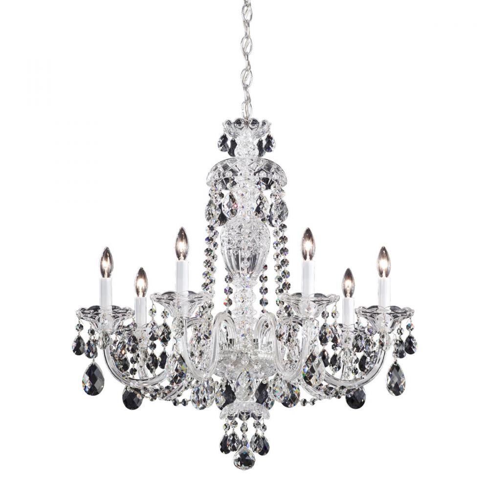 schonbek sterling 7 light chandelier