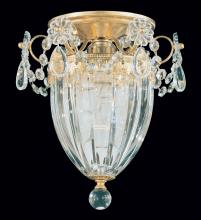 Schonbek 1870 1239-23 - Bagatelle 1 Light 120V Semi-Flush Mount in Etruscan Gold with Clear Heritage Handcut Crystal