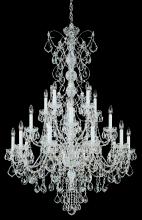 Schonbek 1870 1716-40 - Century 20 Light 120V Chandelier in Polished Silver with Clear Heritage Handcut Crystal
