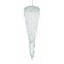 Schonbek 1870 CH2413N-401H - Chantant 6 Light 110V Pendant in Stainless Steel with Clear Heritage Crystal