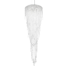 Schonbek 1870 CH2413N-401O - Chantant 6 Light 120V Pendant in Polished Stainless Steel with Clear Optic Crystal