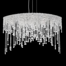 Schonbek 1870 CH4812N-401H - Chantant 8 Light 110V Pendant in Stainless Steel with Clear Heritage Crystal