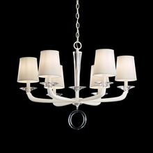 Schonbek 1870 MA1006N-06O - Emilea 6 Light 120V Chandelier in White with Clear Optic Crystal