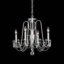 Schonbek 1870 AR1004N-06O - Esmery 4 Light 120V Chandelier in White with Clear Optic Crystal