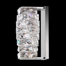Schonbek 1870 STW110N-SS1S - Glissando 10in LED 120V Wall Sconce in Stainless Steel with Clear Crystals from Swarovski