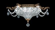 Schonbek 1870 5633-22H - Milano 2 Light 120V Flush Mount in Heirloom Gold with Clear Heritage Handcut Crystal