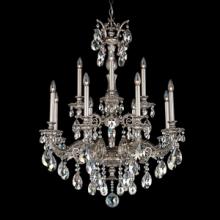 Schonbek 1870 5683-23H - Milano 12 Light 110V Chandelier in Etruscan Gold with Clear Heritage Crystals
