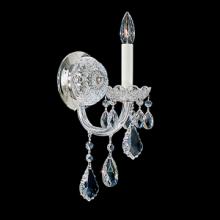 Schonbek 1870 6805-40H - Olde World 1 Light 110V Wall Sconce in Silver with Clear Heritage Crystals