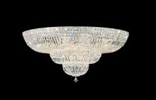 Schonbek 1870 5896-40O - Petit Crystal Deluxe 27 Light 120V Flush Mount in Polished Silver with Clear Optic Crystal