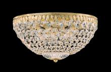 Schonbek 1870 1562-40O - Petit Crystal 5 Light 120V Flush Mount in Polished Silver with Clear Optic Crystal
