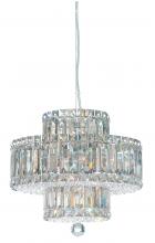 Schonbek 1870 6671O - Plaza 9 Light 120V Pendant in Polished Stainless Steel with Clear Optic Crystal