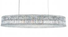 Schonbek 1870 6680O - Plaza 9 Light 120V Pendant in Polished Stainless Steel with Clear Optic Crystal