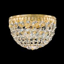 Schonbek 1870 1558-76H - Petit Crystal 3 Light 110V Close to Ceiling in Heirloom Bronze with Clear Heritage Crystals