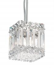 Schonbek 1870 2245O - Quantum 2 Light 120V Mini Pendant in Polished Stainless Steel with Clear Optic Crystal