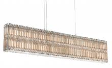 Schonbek 1870 2267O - Quantum 17 Light 120V Linear Pendant in Polished Stainless Steel with Clear Optic Crystal