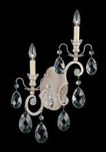 Schonbek 1870 3758-48 - Renaissance 2 Light 120V Right Wall Sconce in Antique Silver with Clear Heritage Handcut Crystal