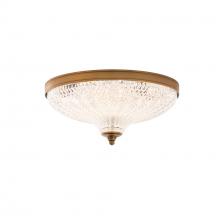 Schonbek 1870 S6012-700O - ROMA 12" 110V Close to Ceiling in Aged Brass with Optic Crystal