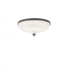 Schonbek 1870 S6016-704O - Roma 16in LED 3000K/3500K/4000K 120V-277V Flush Mount in Antique Nickel with Clear Optic Crystal