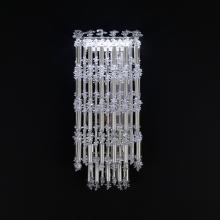 Schonbek 1870 S8118-48O - TAHITIAN 19" 110V Wall Sconce in Antique Silver with Optic Crystal