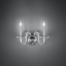 Schonbek 1870 S9215-702O - Habsburg 2 Light 120V Wall Sconce in Polished Chrome with Clear Optic Crystal