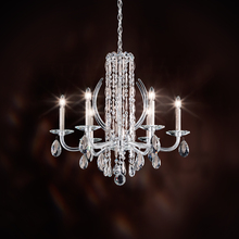 Schonbek 1870 RS8306N-401H - Siena 6 Light 120V Chandelier in Polished Stainless Steel with Clear Heritage Handcut Crystal