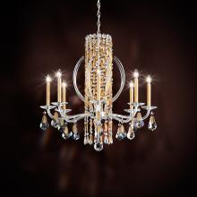 Schonbek 1870 RS8308N-401H - Siena 8 Light 120V Chandelier in Polished Stainless Steel with Clear Heritage Handcut Crystal