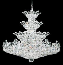 Schonbek 1870 5856H - Trilliane 30 Light 120V Chandelier in Polished Stainless Steel with Clear Heritage Handcut Crystal