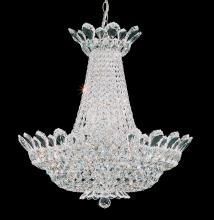 Schonbek 1870 5871H - Trilliane 24 Light 120V Chandelier in Polished Stainless Steel with Clear Heritage Handcut Crystal