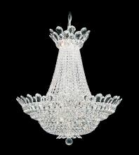 Schonbek 1870 5872H - Trilliane 40 Light 120V Chandelier in Polished Stainless Steel with Clear Heritage Handcut Crystal
