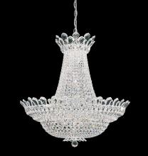 Schonbek 1870 5873H - Trilliane 53 Light 120V Chandelier in Polished Stainless Steel with Clear Heritage Handcut Crystal