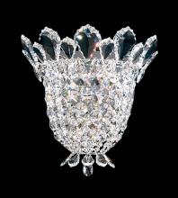 Schonbek 1870 5876H - Trilliane 3 Light 120V Wall Sconce in Polished Stainless Steel with Clear Heritage Handcut Crystal