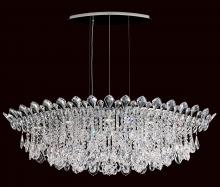 Schonbek 1870 TR4811N-401H - Trilliane Strands 8 Light 120V Pendant in Polished Stainless Steel with Clear Heritage Handcut Cry