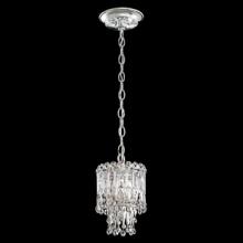 Schonbek 1870 LR1006N-48H - Triandra 1 Light 110V Pendant in Antique Silver with Clear Heritage Crystal